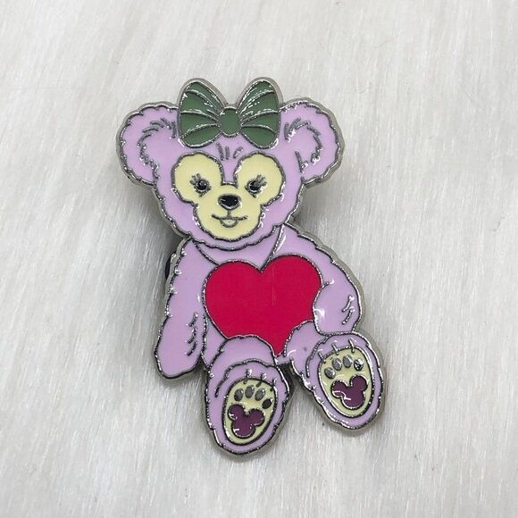 🔮 5/$25 Disney Shellie‎ May Bear Heart Pin - Picture 1 of 3